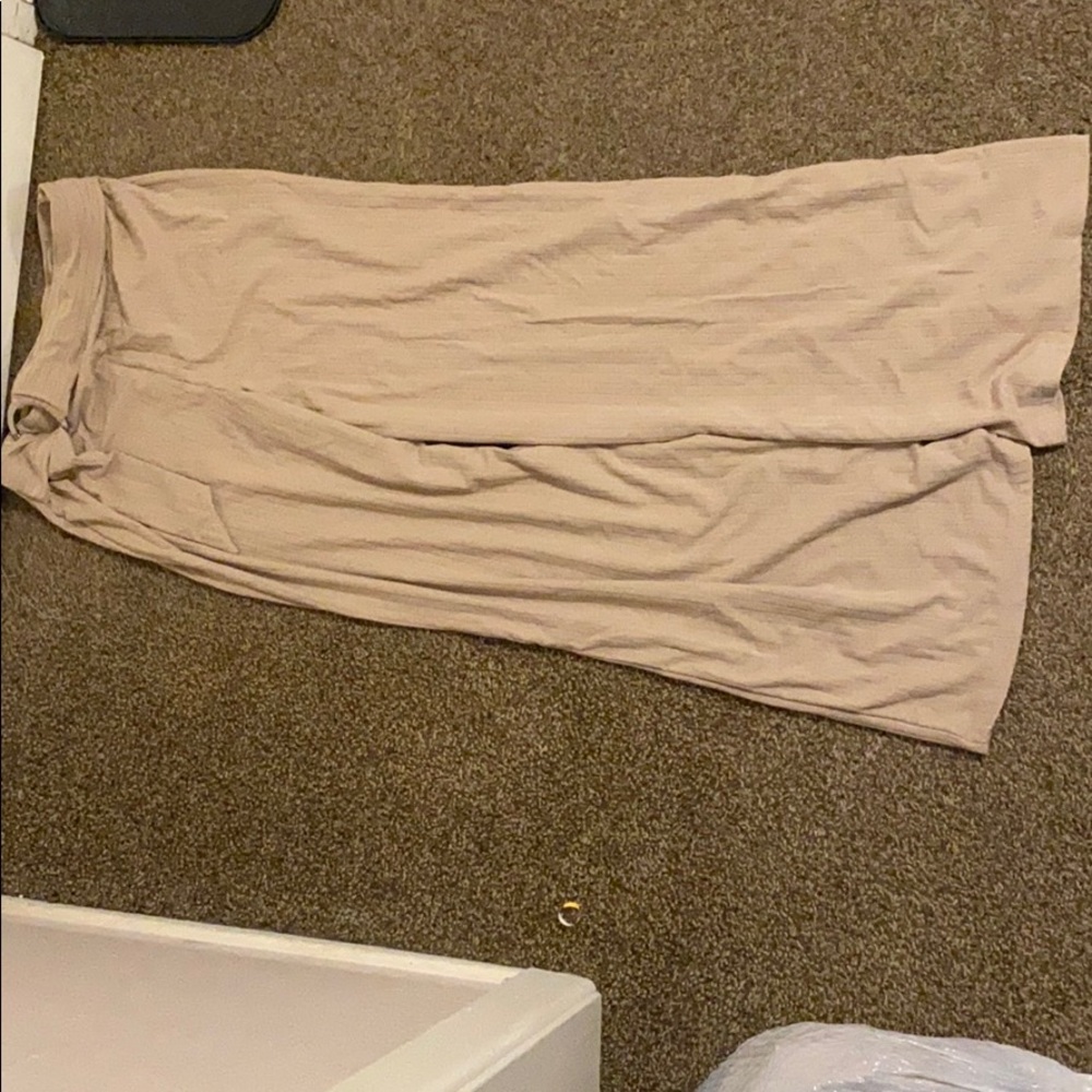 Tan flare pants